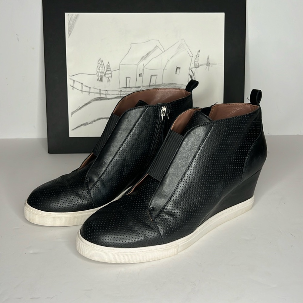 Linea Paolo Womens Felicia Wedge Heel Sneakers ...